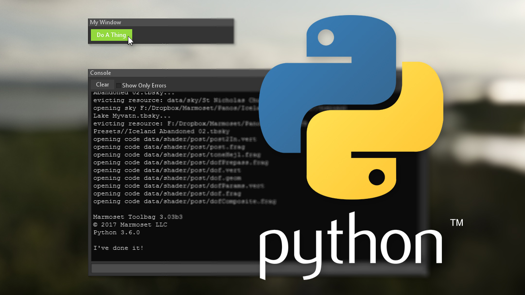 Getting Started with Python Scripting