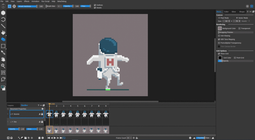 best free software for drawing out sprite animations