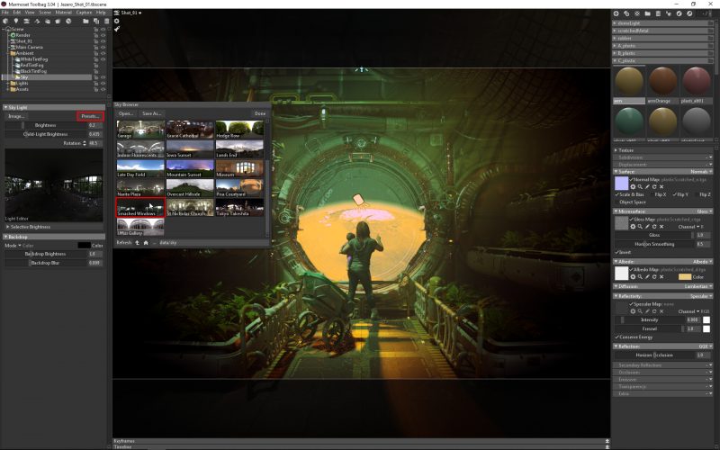 Rendering Sci-Fi Environments in Toolbag | Marmoset