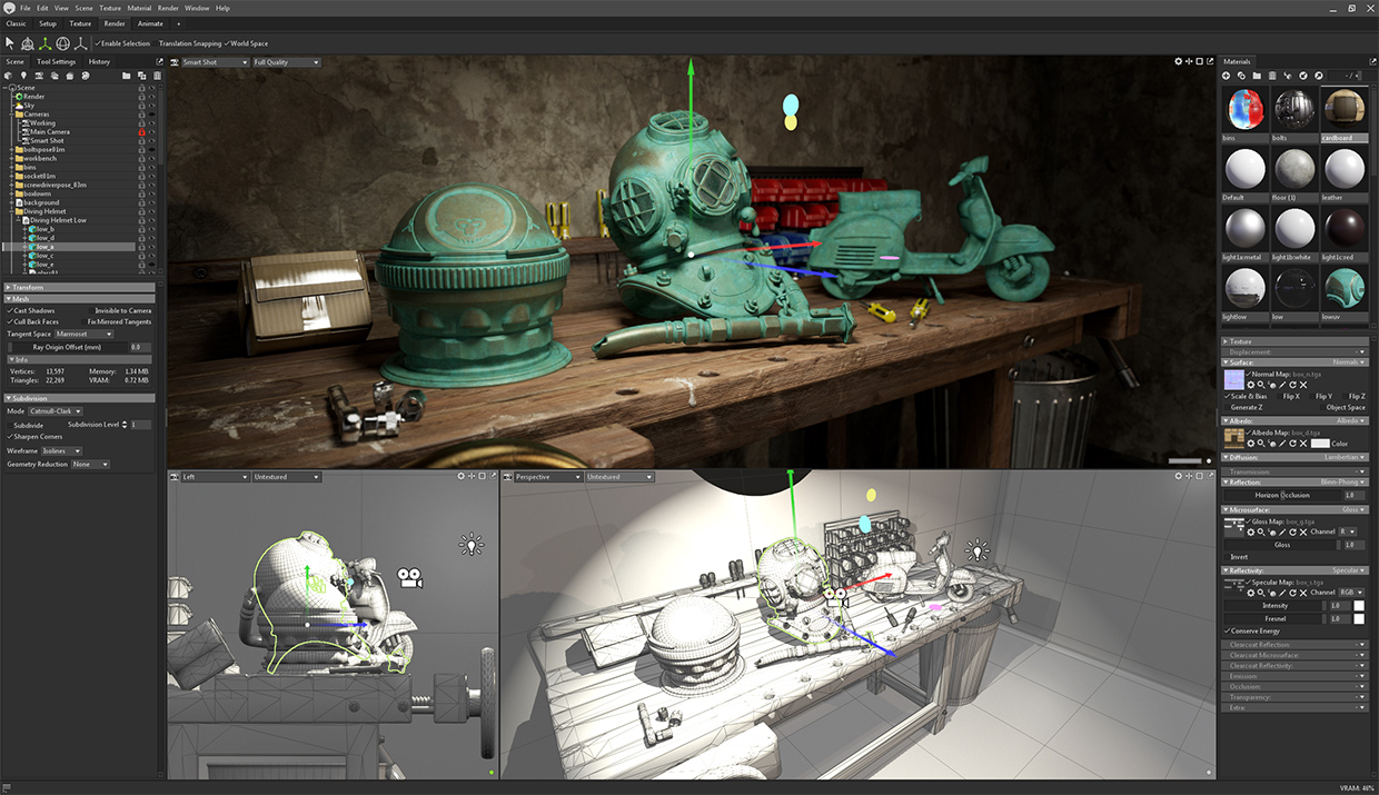 animation in marmoset toolbag 3