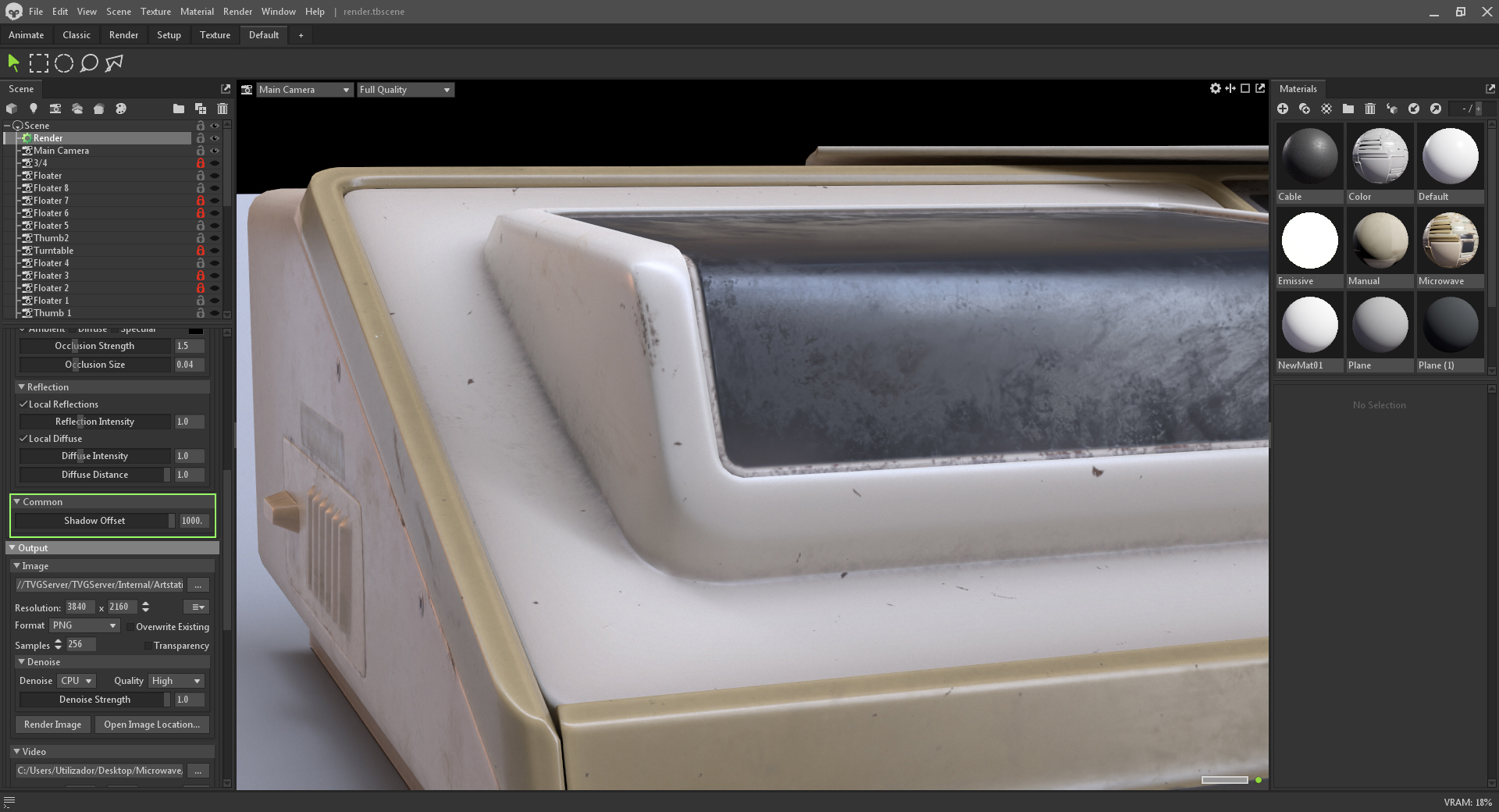 Shadow Offset = 1000