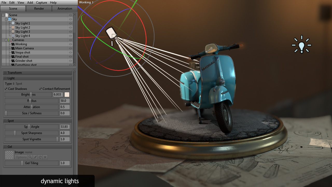 marmoset toolbag 3 video wireframe